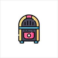 A jukebox icon on a white background vector