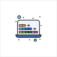 A laptop with a line of code on it vector