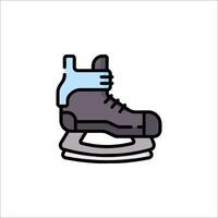 Ice skate icon isolated on white background vector
