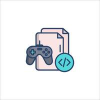 Game controller icon illustration vector