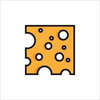 Cheese icon illustration vector