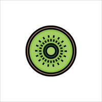 Kiwi fruit icon illustration vector
