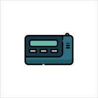 A radio icon on a white background vector