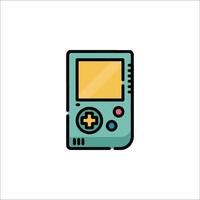 A game boy icon on a white background vector