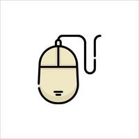 Computer mouse icon illustration vector