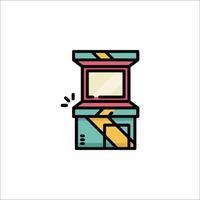 Arcade machine icon vector