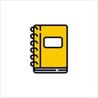 Notebook icon illustration vector
