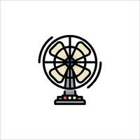 A fan icon on a white background vector