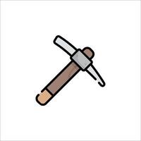 A hammer icon on a white background vector