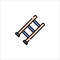 A ladder icon on a white background vector