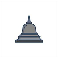 A bell icon on a white background vector