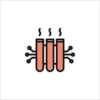 A line drawing of a steam engine vector