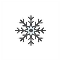 Snowflake icon on white background vector