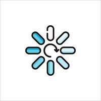 A logo for a company that is called recycle vector