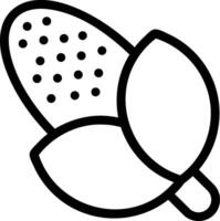 Corn icon with dots on it vector