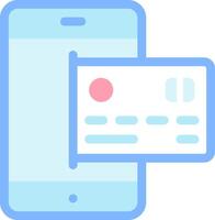 Mobile payment app icon vector