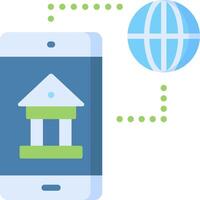 Mobile banking and mobile payments vector