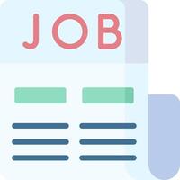 Job application form vector