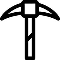 A hammer icon on a white background vector