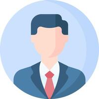 A man in a suit and tie avatar icon vector