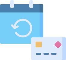 Credit card icon vector