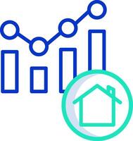 Home sales in the usa vector