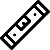 A black and white image of a ruler vector