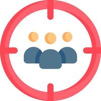 A target with people in it vector