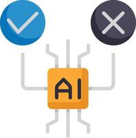 Ai and ai checker vector