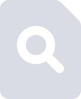 A magnifying glass icon on a white background vector