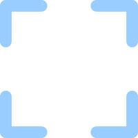 A square frame with blue borders vector