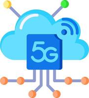 5g cloud computing vector