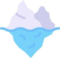 Iceberg icon illustration vector