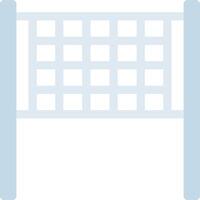 A volleyball net on a white background vector