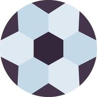 A soccer ball with a hexagon pattern on it vector
