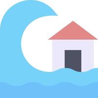 A house in the middle of a wave vector