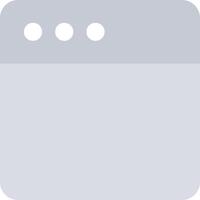 A white square with four dots on it vector