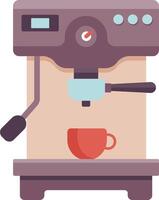 Coffee machine illustration vector