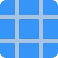 A square with blue squares on it vector