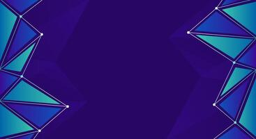 Modern plexus polygonal background vector