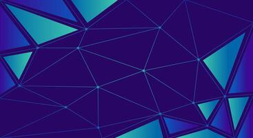 Plexus modern polygonal background vector