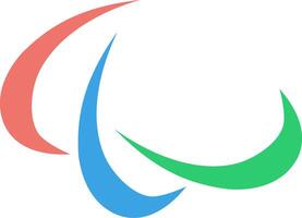 The logo for the international association for the blind vector