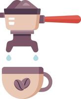 Coffee maker and cup illustration vector