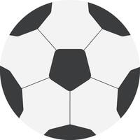A soccer ball is shown on a white background vector