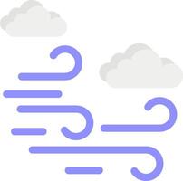 A blue and purple cloud with a white background vector