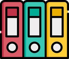File folder icon vector