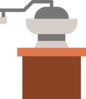 A coffee grinder on a table vector