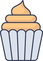 Cupcake icon illustration vector