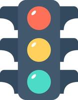 Traffic light icon illustration vector