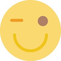 A smiley face with a circle around it vector